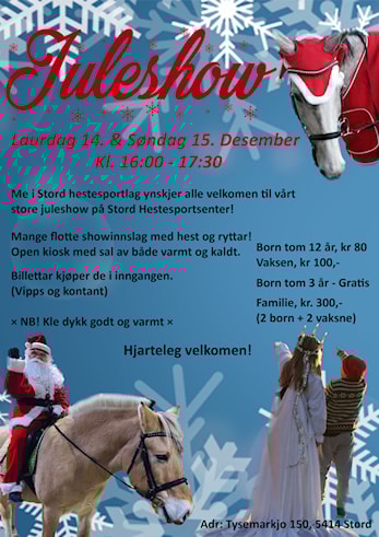 Juleshow 14. & 15. Desember